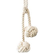 Double Knot Cotton Curtain Tieback